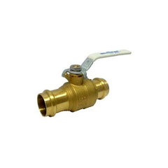 Milwaukee Valves UPBA480B114 Ball Valve Ultra-Pure Lead Free Bronze 1-1/4 Inch Press x Press 2 Piece Full Port  | Blackhawk Supply