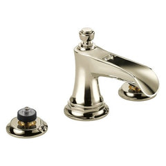 Brizo 65361LF-PNýLHP Lavatory Faucet Rook Widespread 6-16 Inch Spread Less Handle ADA WaterSense Brilliance Polished Nickel 1.5 Gallons per Minute Channel  | Blackhawk Supply