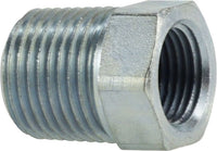 540684 | 1/2X1/4 HEX BUSH, Hydraulic, Steel Pipe Fittings, Hex Reducre Bushing | Midland Metal Mfg.