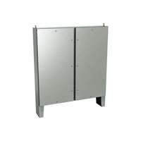 5412 DDS727224 | Type 4, 12 | Double door cabinet with central post, floor mounting stands and 1/4 turn locks - 72x72x24 | EXM