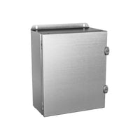 5412 EALCH161208 | Type 4X, 12 | Single door aluminium JIC enclosure with external locks, protection against corrosion - 16x12x8 | EXM