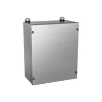 5412 EALSC120606 | Type 4X, 12 | Single door aluminium JIC enclosure with cover secured by screws, protection against corrosion - 12x6x6.312 | EXM