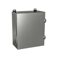 5412 ESSPCH0806056 | Type 4X, 12 | Single door JIC stainless steel enclosure with external locks, protection against corrosion | 8L x 6W x 5H (in) | EXM