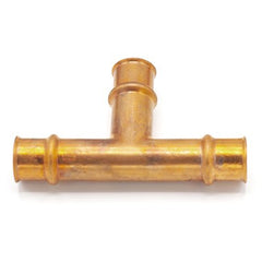 Refrigeration Press Fittings 3091101010111 Tee 5/8 Inch Copper Press x Press x Press  | Blackhawk Supply