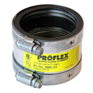 Fernco 3001-22 Coupling Proflex Shielded 2 Inch Cast Iron to Copper  | Blackhawk Supply