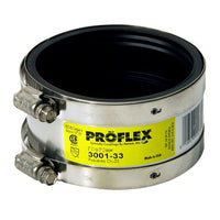 3001-33 | Coupling Proflex Shielded 3 Inch Cast Iron to Copper | Fernco