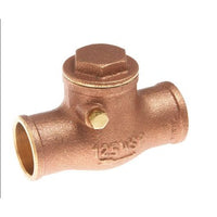LFWCVS-1 | Check Valve 1 Inch Lead Free Brass Swing Solder 200 Pounds per Square Inch | Watts