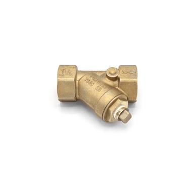 Titan Flow Controls YS55EB-114 Y Strainer 1-1/4 Inch Threaded Eco Brass 200 Pounds per Square Inch Standard 20 Mesh 125  | Blackhawk Supply