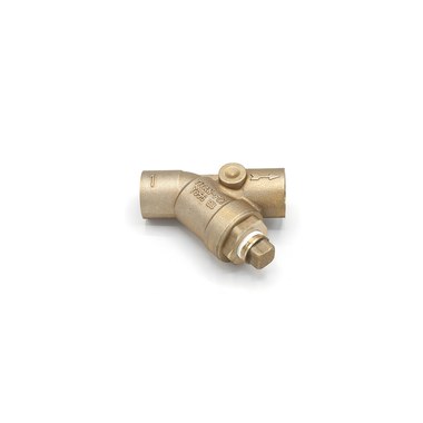 Titan Flow Controls YS56EB-1 Y Strainer 1 Inch Solder ECO Brass 400 Pounds per Square Inch Standard 20 Mesh 125  | Blackhawk Supply