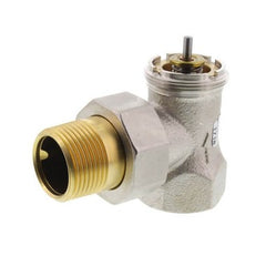 HONEYWELL HOME V110E1020/U Radiator Valve Angle Pattern Thermostatic 1 Inch Threaded Nickel Plated Bronze Flow Rate 7.0 Cv  | Blackhawk Supply