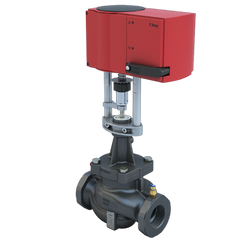 Bray SS-2-N-H-19C/GASEX24-450-A 2" NPT | 19.4 GPM Pressure Independent Control Valve | H Cartridge | NC | Linear Actuator | 24 VAC Floating;Modulating;On/Off | Fail Closed | SWes;Enclosed Terminal Strip;Time Out  | Blackhawk Supply