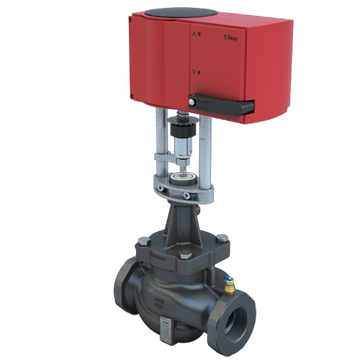 Bray SS-2-N-H-98/GASRE24-450-A 2" NPT | 98.2 GPM Pressure Independent Control Valve | H Cartridge | NO | Linear Actuator | 24 VAC Floating;Modulating;On/Off | Fail Open | with Auxiliary Switches;Enclosed Terminal Strip;Time Out  | Blackhawk Supply