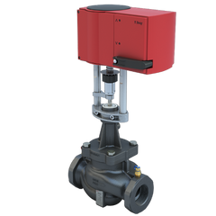 Bray SS-2-N-H-16/GASRE24-450-A 2" NPT | 16.3 GPM Pressure Independent Control Valve | H Cartridge | NO | Linear Actuator | 24 VAC Floating;Modulating;On/Off | Fail Open | with Auxiliary Switches;Enclosed Terminal Strip;Time Out  | Blackhawk Supply