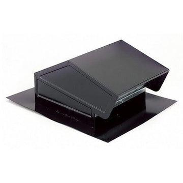 Broan Fans 634MBLACK Roof Cap 18-3/4 x 14-1/4 Inch Black Steel for 6 Inch Range Hood & Bath Ventilation Fan  | Blackhawk Supply