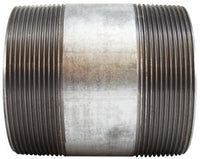 56220 | 4 X CLOSE GALV STEEL NIPPLE, Nipples and Fittings, Galvanized Schedule 40 Steel Nipple 4