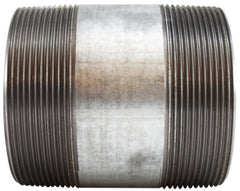 Midland Metal Mfg. 56220 4 X CLOSE GALV STEEL NIPPLE, Nipples and Fittings, Galvanized Schedule 40 Steel Nipple 4" Diameter  | Blackhawk Supply