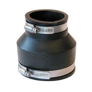 Fernco 1056-32 Coupling Flexible 3 x 2 Inch Cast Iron/Plastic to Cast Iron/Plastic  | Blackhawk Supply