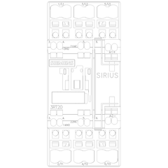 Siemens Electrical 3RT20262XJ400LA2 CONTACTOR RAIL S0 25A 72VDC 1NO/1NC SP  | Blackhawk Supply
