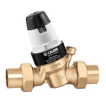 Hydronic Caleffi 535350HA Pressure Reducing Valve PresCal 535H 3/4 Inch Female NPT Low Lead Brass 300 Pounds per Square Inch 180 Degrees Fahrenheit  | Blackhawk Supply
