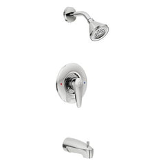 Moen T9389EP15 Tub and Shower Trim M-Dura Posi-Temp Eco-Performance 1 Lever Chrome ADA 1.5 Gallons per Minute  | Blackhawk Supply