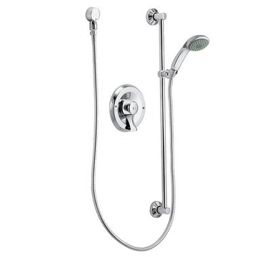 Moen 8346EP15 Handshower System Commercial Posi-Temp with Slide Bar 1 Lever Chrome ADA Metal 1.5 Gallons per Minute  | Blackhawk Supply