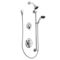 T8342EP15 | Shower System Commercial Posi-Temp Eco-Performance 2 Lever Chrome ADA 1.5 Gallons per Minute | Moen