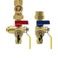 Webstone H-85443WPR-LH Tankless Valve Kit Isolator EXP E3 with Pressure Relief Valve Brass 3/4 Inch Female  | Blackhawk Supply