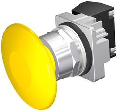 Siemens Electrical 52PP2V4A PUSHBUTTON | MTD | YLW | 2 1/2" PLASTIC | 2POS  | Blackhawk Supply