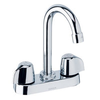 49-251 | Bar Faucet Classics with Integrated Deck Plate 4 Inch Spread 2 Lever ADA Chrome 2.2 Gallons per Minute | Gerber