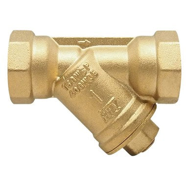 Red White Valve 380AB-2 Y Strainer 2 Inch Threaded Lead Free Brass  | Blackhawk Supply
