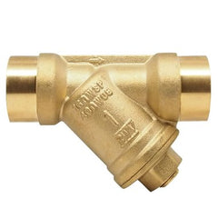 Red White Valve 387AB-112 Y Strainer 1-1/2 Inch Solder Lead Free Brass  | Blackhawk Supply