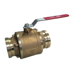 Red White Valve 5020ABX-4 Ball Valve Lead Free Brass 4 Inch Press XLC Full Port  | Blackhawk Supply