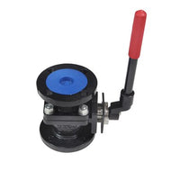 5800L-2 | Ball Valve Cast Iron 2 Inch Flange Lever Full Port | Red White Valve