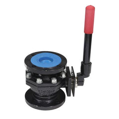 Red White Valve 5800L-3 Ball Valve Cast Iron 3 Inch Flange Lever Full Port  | Blackhawk Supply