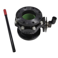 Red White Valve 5800L-6 Ball Valve Cast Iron 6 Inch Flange Lever Full Port  | Blackhawk Supply