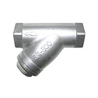 889-1 | Y Strainer 1 Inch Threaded Stainless Steel | Red White Valve