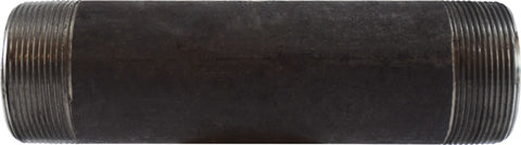 Midland Metal Mfg. 59172SMLS 2 X 10 SCH 80 SMLS BLACK NIPPLE, Nipples and Fittings, Black Extra Heavy SCH80 Seamless, Schedule 80 Seamless Nipple 2" Diameter  | Blackhawk Supply