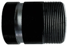 Midland Metal Mfg. 57223TV 4 X 4 THRD X GROOVE SCH 40 BLK NIPPLE  | Blackhawk Supply