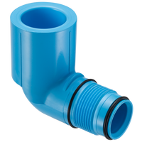 593-012-1AR | 1-1/4 PVC SJ 90 ELBOW SOCXMBT W/O-RING K | (PG:30) Spears