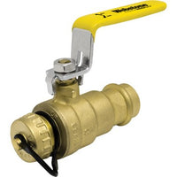 80312W | Ball Valve Lead Free Brass 1/2 Inch Press x Hose Reversible | Webstone