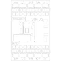 Siemens Electrical 3RT23172AM20 CONTACTOR RES S00 20A 208VAC 4NO SPRG  | Blackhawk Supply
