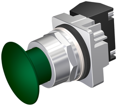 Siemens Electrical US2:52PM9A3A PUSHBUTTON | MOM | GRN | 1.73" MTL | 2POS | 1BJK  | Blackhawk Supply