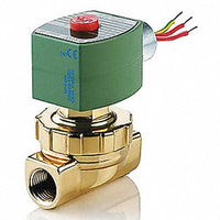 SC8220G404AC120/60 | Solenoid Valve DIN Connection Brass 1/2 Inch Normally Closed 120 Alternating Current | ASCO