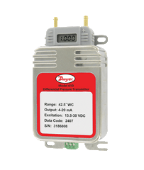 Dwyer 610-25A-BNV Low differential pressure transmitter | range 0 to 2.5" w.c.  | Blackhawk Supply
