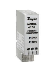 Dwyer 616D-4 Differential pressure transmitter | range 0-20" w.c. | max. pressure 20 psig.  | Blackhawk Supply