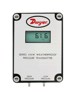 616W-2M-LCD | Differential pressure transmitter | range 0-1.5 kPa | max. pressure 68.9 kPa. | Dwyer