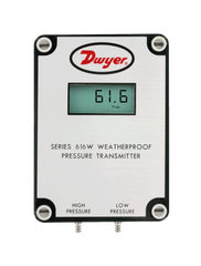 Dwyer 616W-5M-LCD Differential pressure transmitter | range 0-10.0 kPa | max. pressure 137.8 kPa.  | Blackhawk Supply