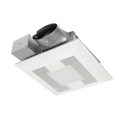 Panasonic FV-0510VSCL1 Ventilation Fan Whisper LED Light DC Motor Sensor 50/80/100 CFM 120 Volt  | Blackhawk Supply