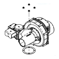 107939-01 | Blower Assembly with Propane Gas Valve for Aspen-85 | Burnham Boilers