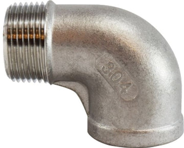 Midland Metal Mfg. 62160 1/8 304 STAINLESS STEEL ST ELBOW  | Blackhawk Supply